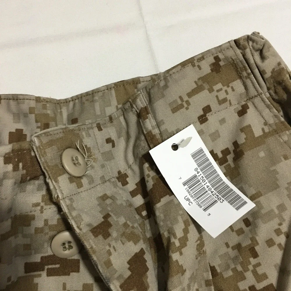 USMC Desert MARPAT Camo MCCUU Trousers Medium Short Uniform Tan NWT